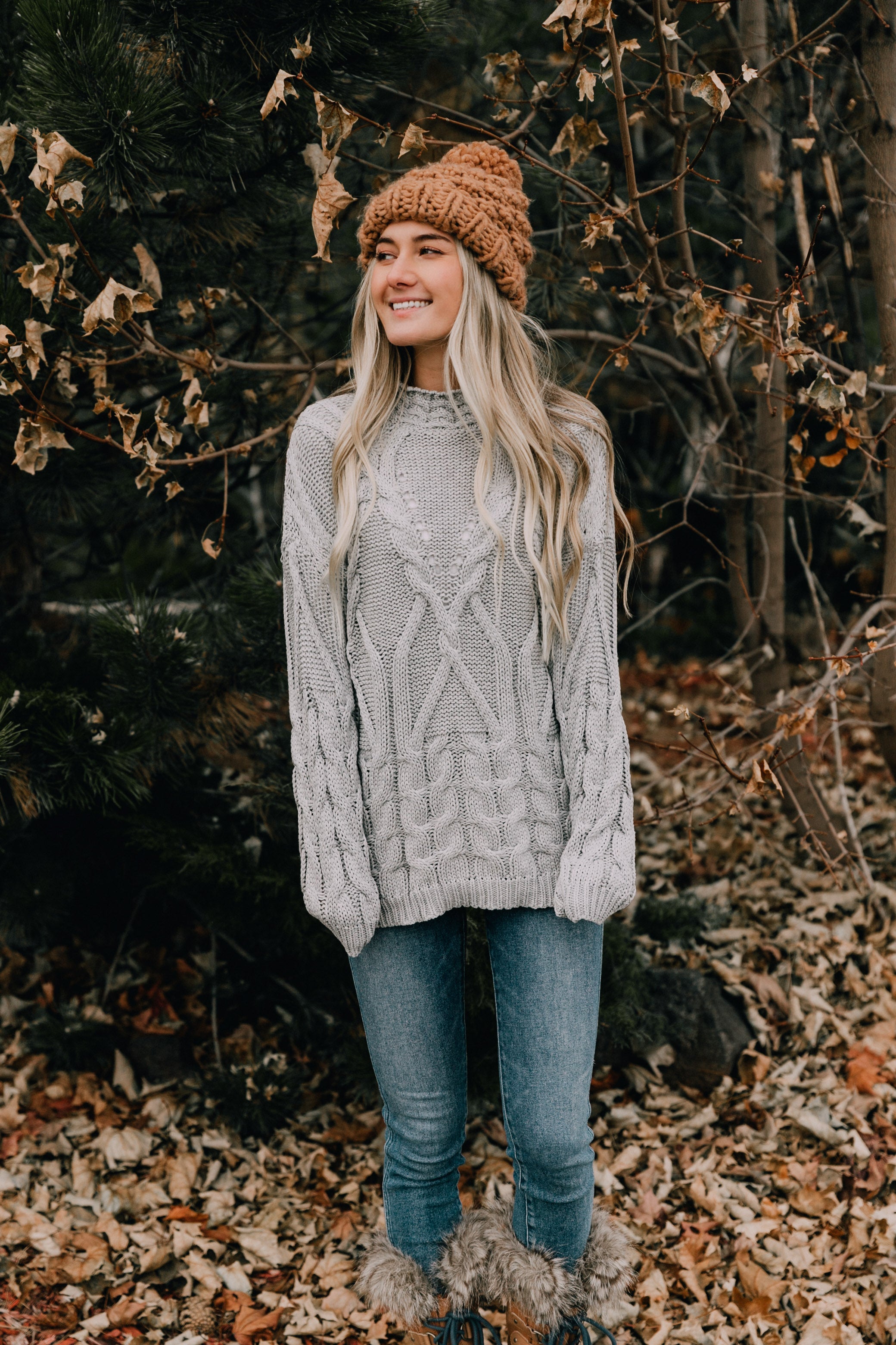 Classic Cable Knit Sweater